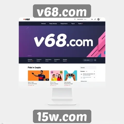 Análise da interface do usuário no v68.com